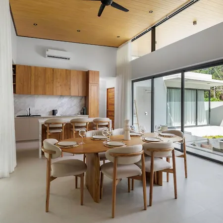 Villa Amour 3 Bedroom Spa Pool Retreat Near Beach - Lamai-3
